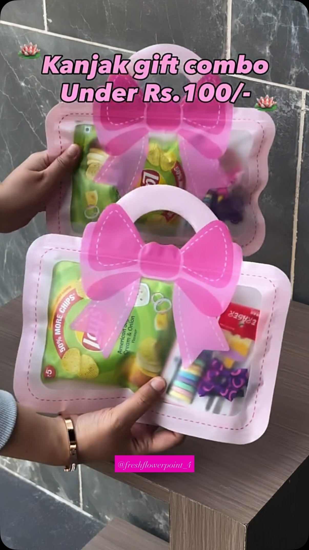 Navratri Krishna return gift pouches