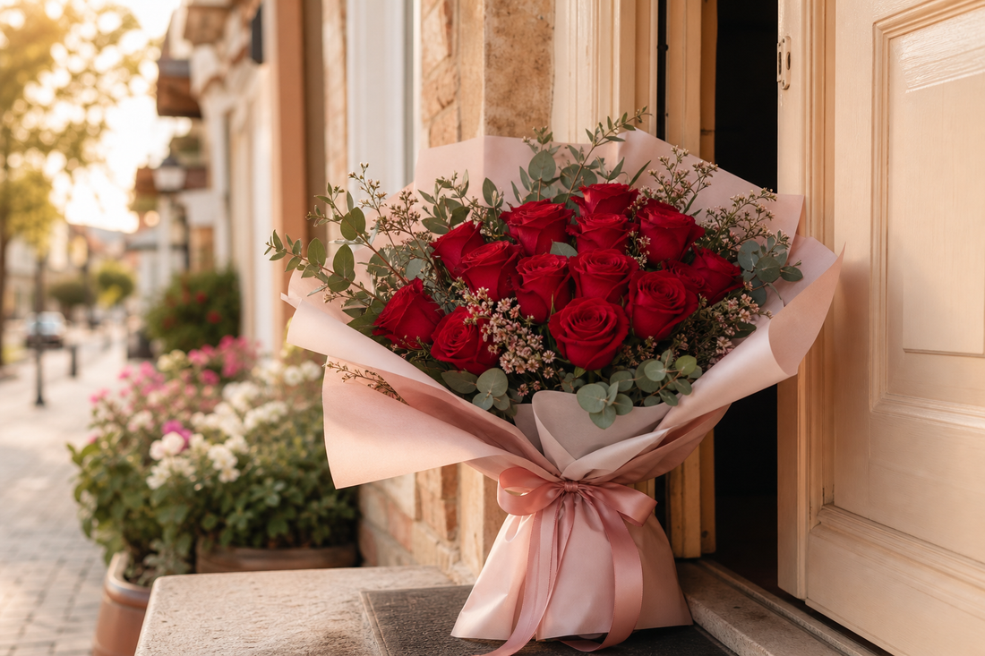 Flower delivery in Palwal, Haryana — luxury rose bouquet