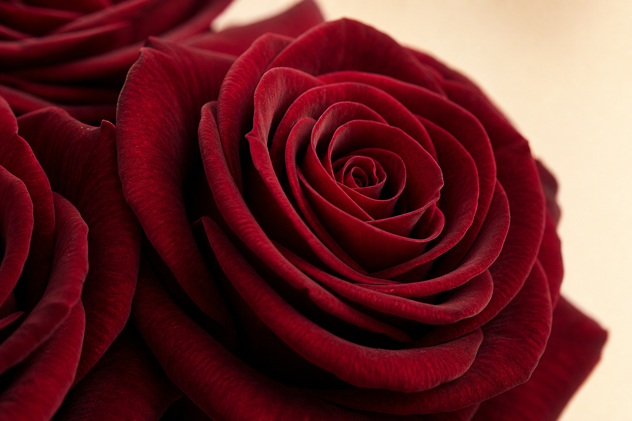 Burgundy Rose Bouquet — petal detail — Fresh Flower Point