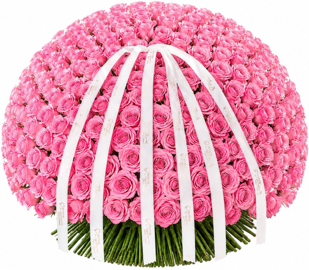 Lavender Rose Bouquet — front view — Fresh Flower Point