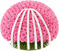 Lavender Rose Bouquet — front view — Fresh Flower Point