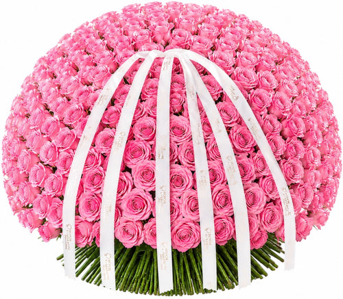 Lavender Rose Bouquet — front view — Fresh Flower Point