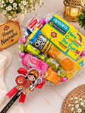Navratri Kids Goodie Hamper — front view — Fresh Flower Point