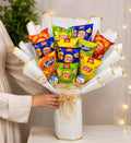 Lay's Snack Bouquet — front view — Fresh Flower Point